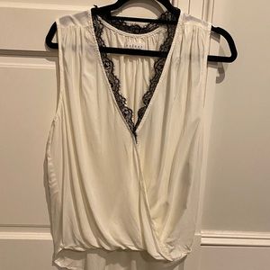 NWT white blouse with lace